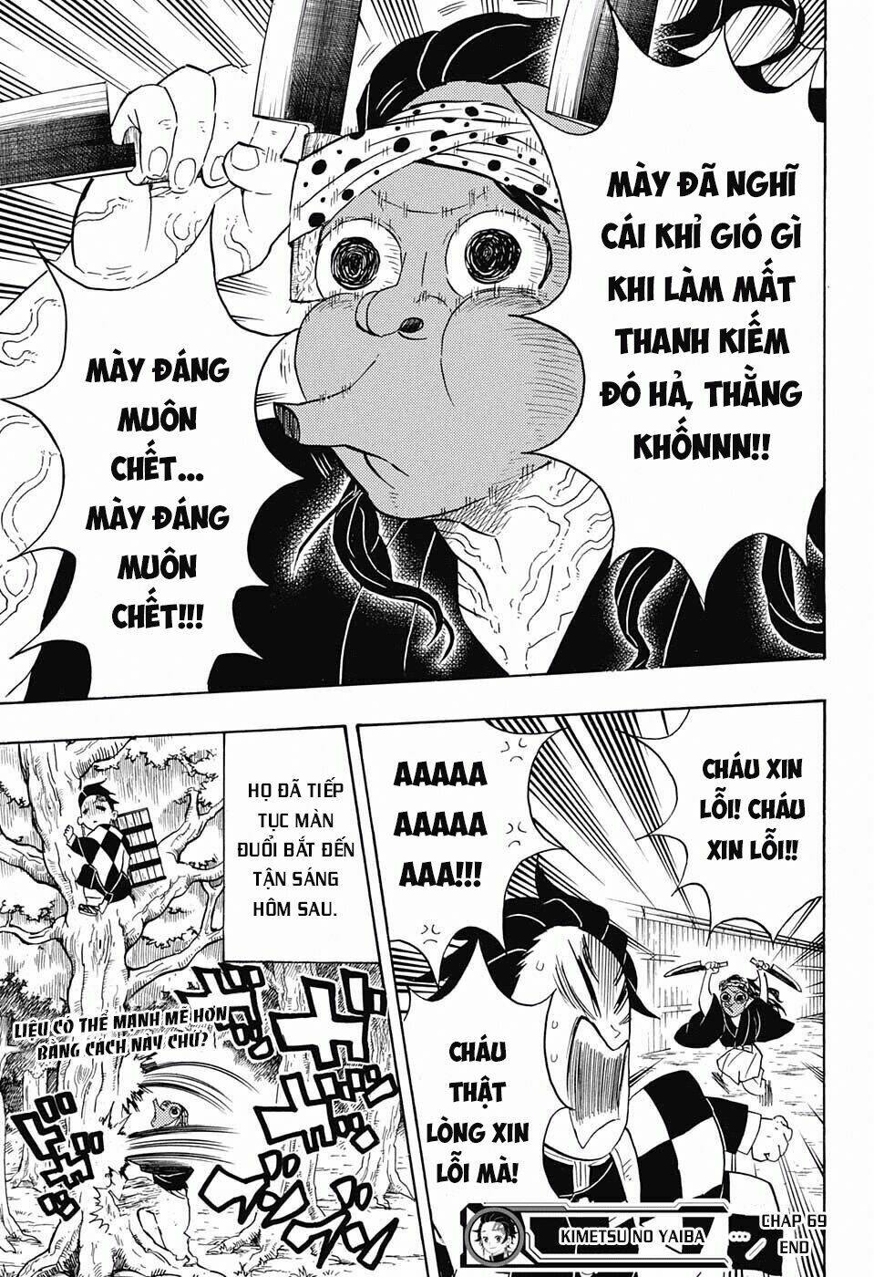 Thanh Gươm Diệt Quỷ: Chapter 69: Tiến về phía trước. Kể cả khi có phải bước từng bước một