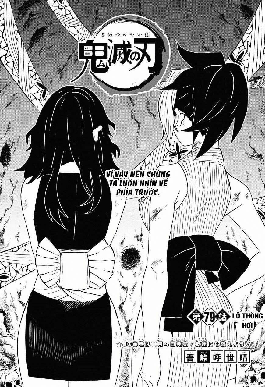 Thanh Gươm Diệt Quỷ: Chapter 79: Lỗ thông hơi