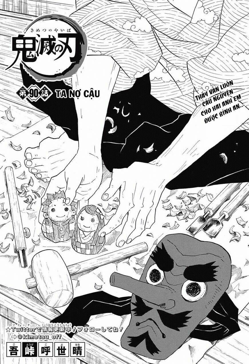Thanh Gươm Diệt Quỷ: Chapter 90: Ta nợ cậu