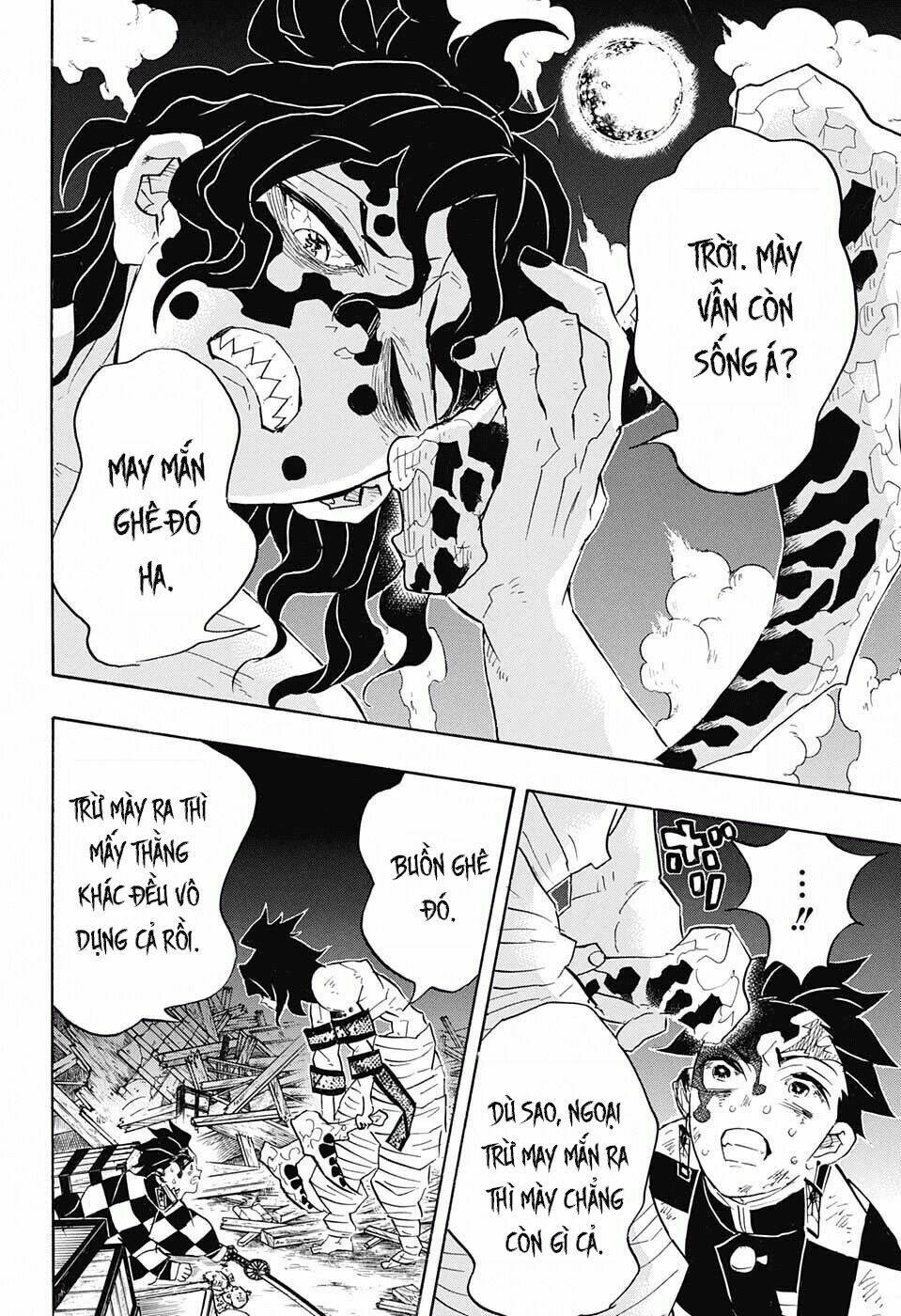 Thanh Gươm Diệt Quỷ: Chapter 92: Đồ sâu bọ, đần độn, hèn nhát giữa những thằng khờ