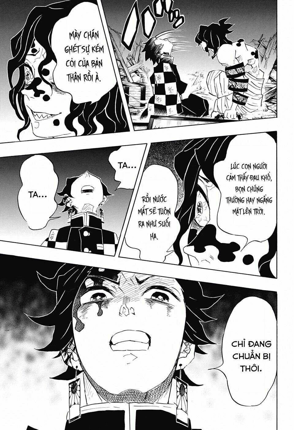 Thanh Gươm Diệt Quỷ: Chapter 92: Đồ sâu bọ, đần độn, hèn nhát giữa những thằng khờ