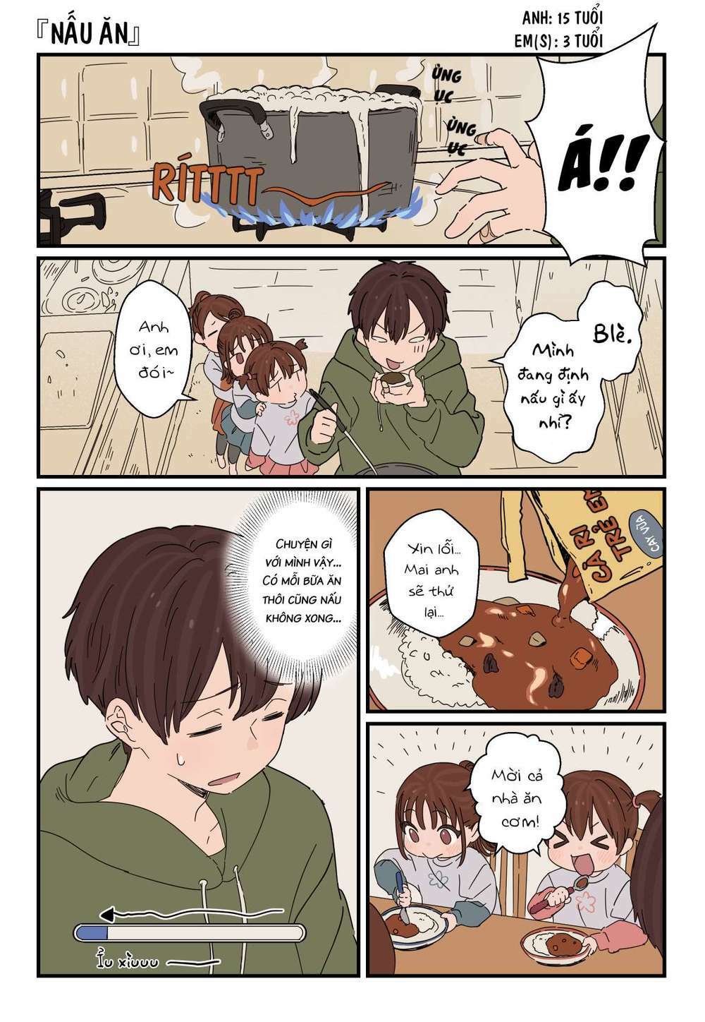 Anh trai cùng 3 cô em gái sinh ba: Chapter 10