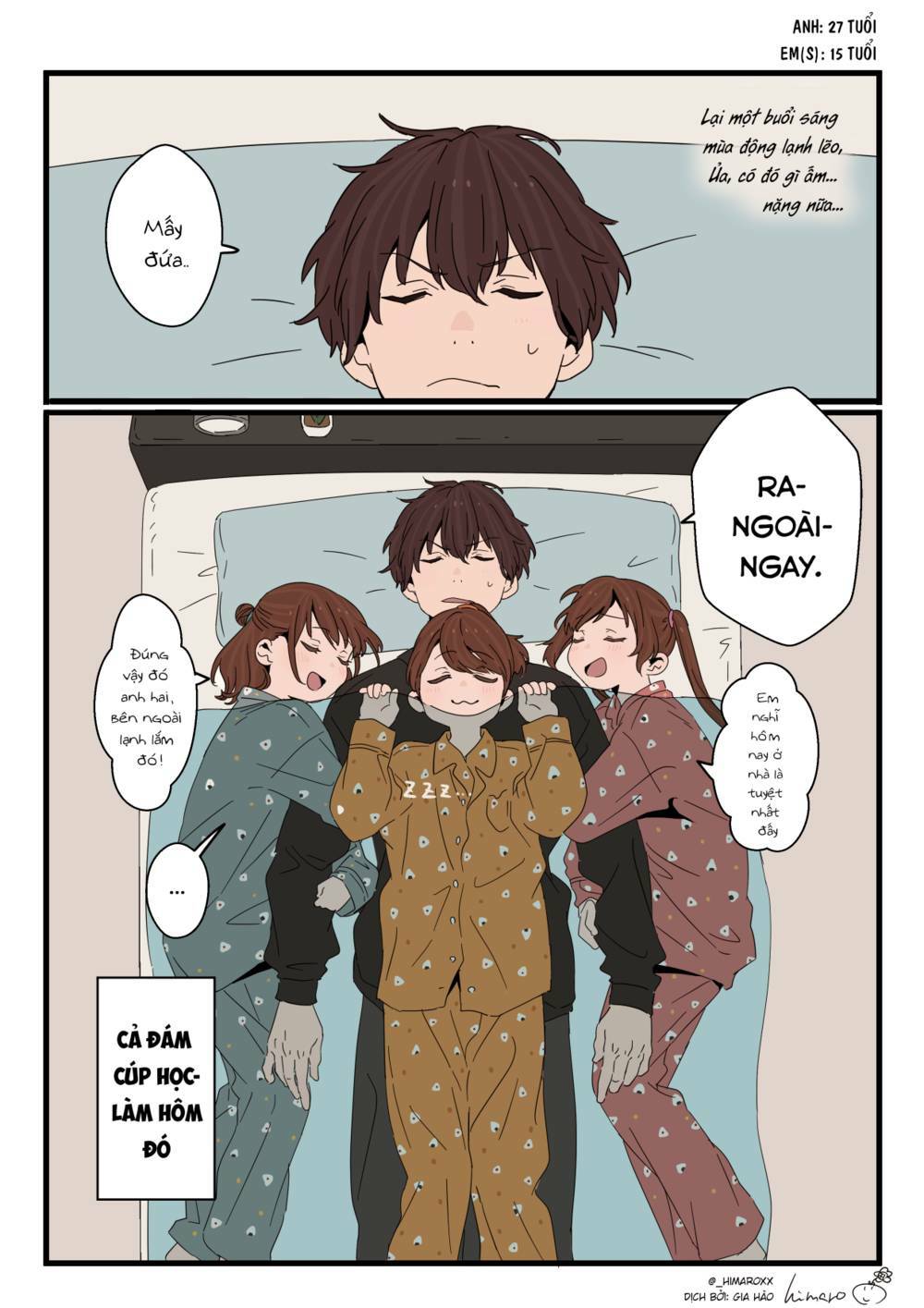 Anh trai cùng 3 cô em gái sinh ba: Chapter 11