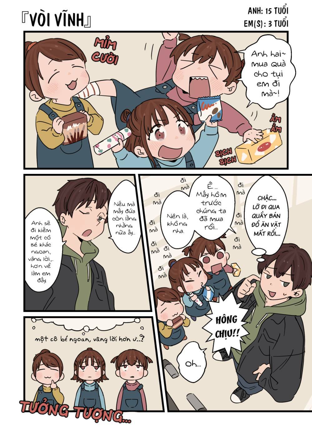 Anh trai cùng 3 cô em gái sinh ba: Chapter 12