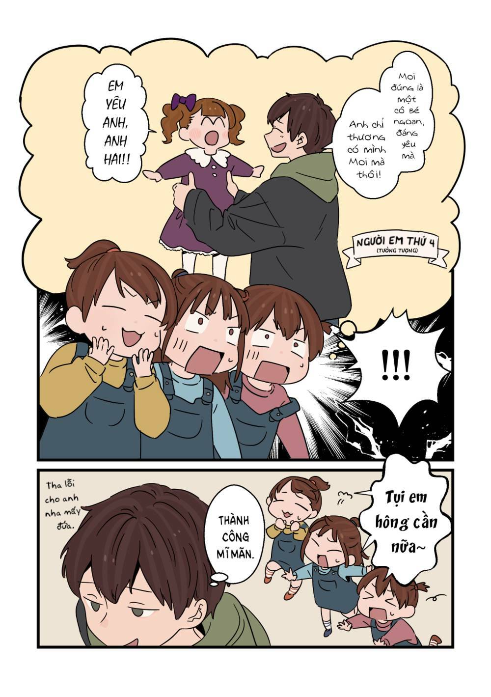 Anh trai cùng 3 cô em gái sinh ba: Chapter 12