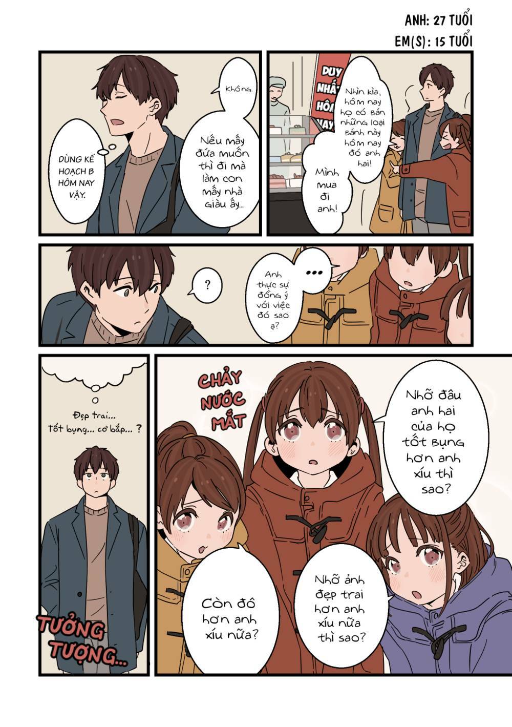 Anh trai cùng 3 cô em gái sinh ba: Chapter 12