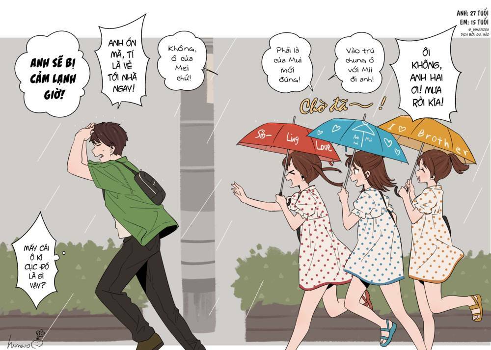 Anh trai cùng 3 cô em gái sinh ba: Chapter 15