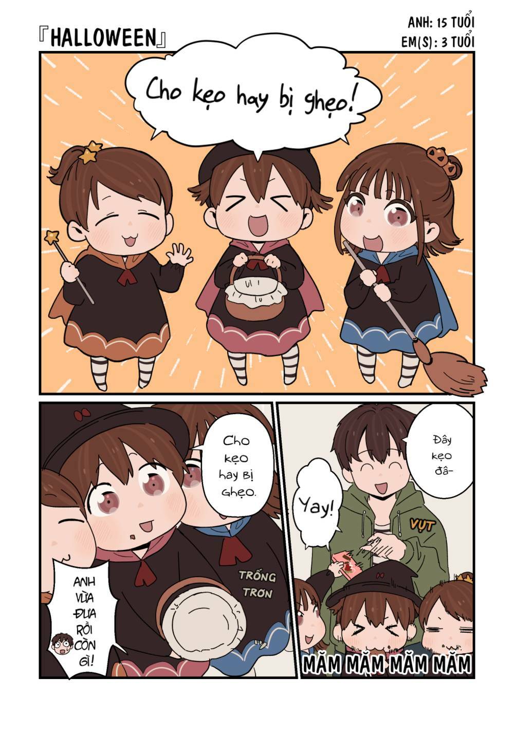 Anh trai cùng 3 cô em gái sinh ba: Chapter 16
