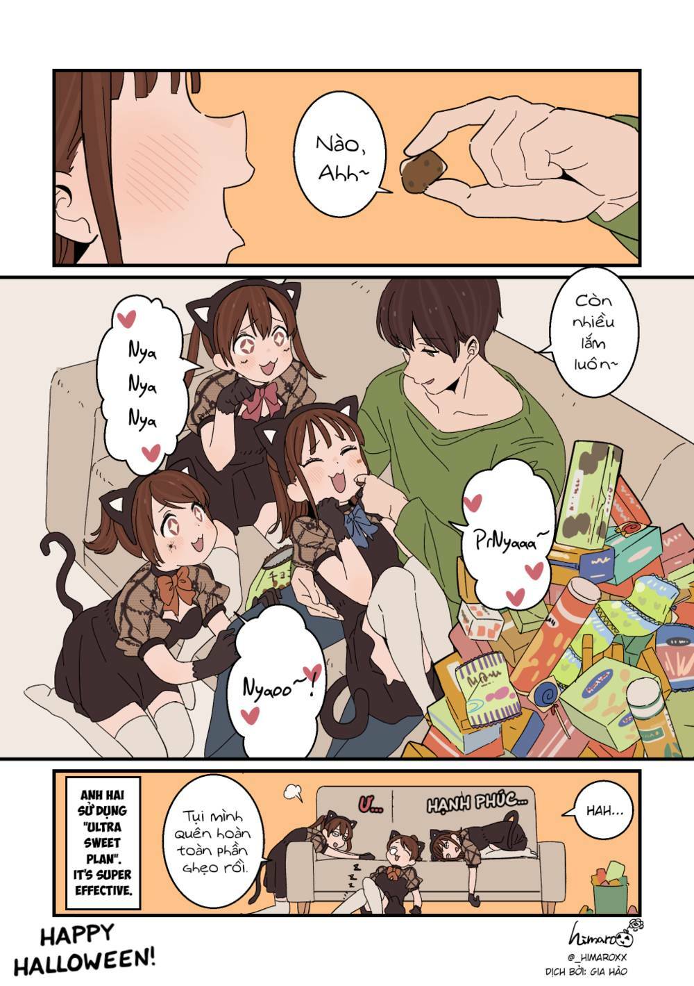 Anh trai cùng 3 cô em gái sinh ba: Chapter 16