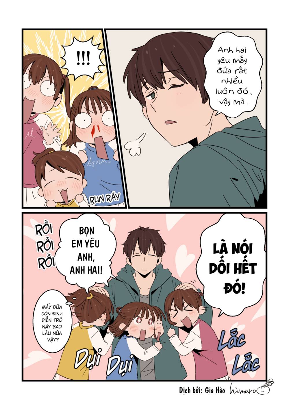 Anh trai cùng 3 cô em gái sinh ba: Chapter 17