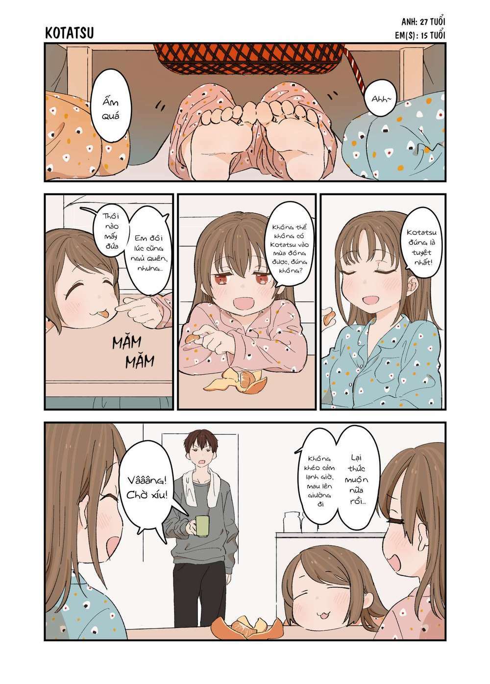 Anh trai cùng 3 cô em gái sinh ba: Chapter 4