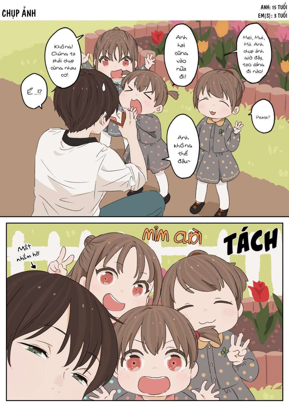 Anh trai cùng 3 cô em gái sinh ba: Chapter 5