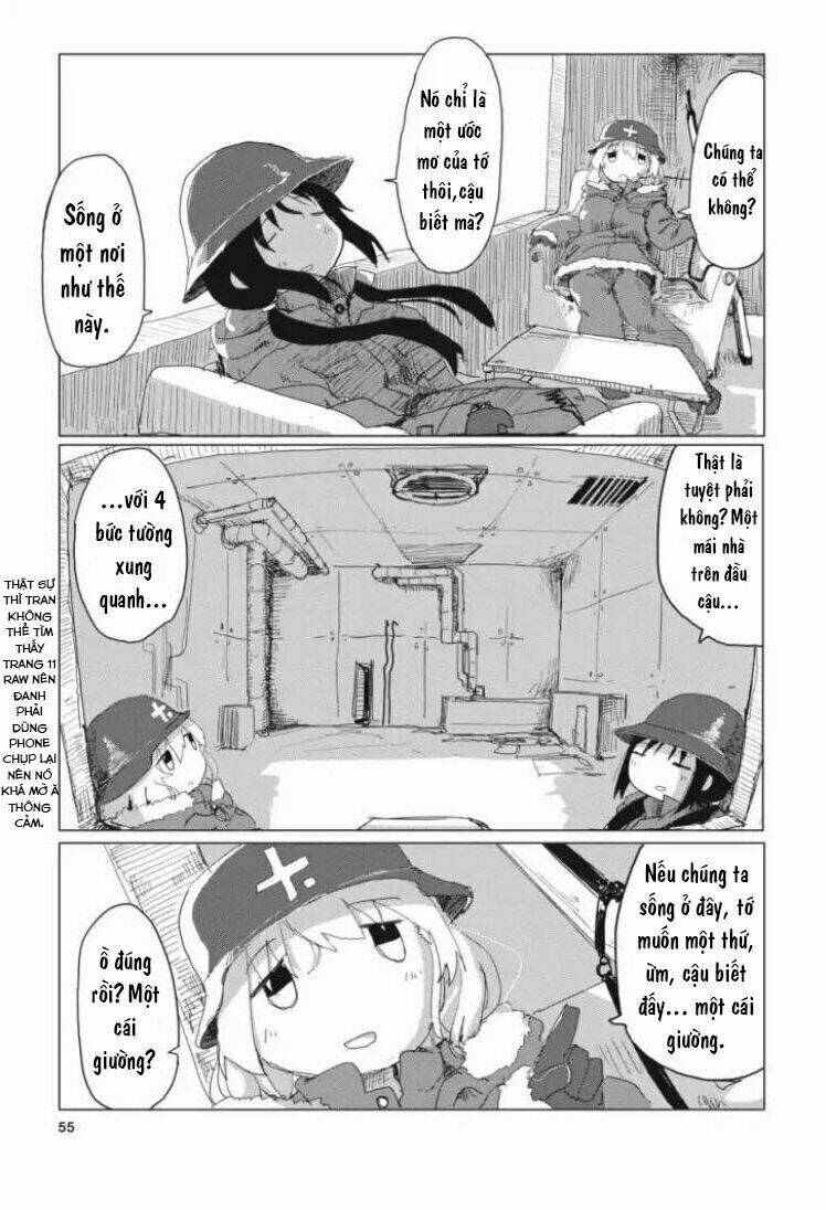 Shoujo shuumatsu ryokou: Chapter 29: ( Chapter 11 Eng ):Nơi cư trú