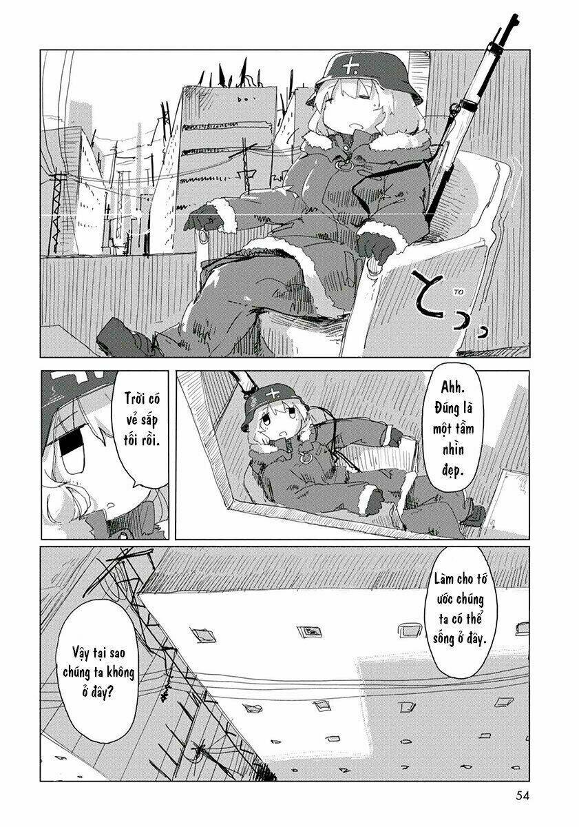 Shoujo shuumatsu ryokou: Chapter 29: ( Chapter 11 Eng ):Nơi cư trú