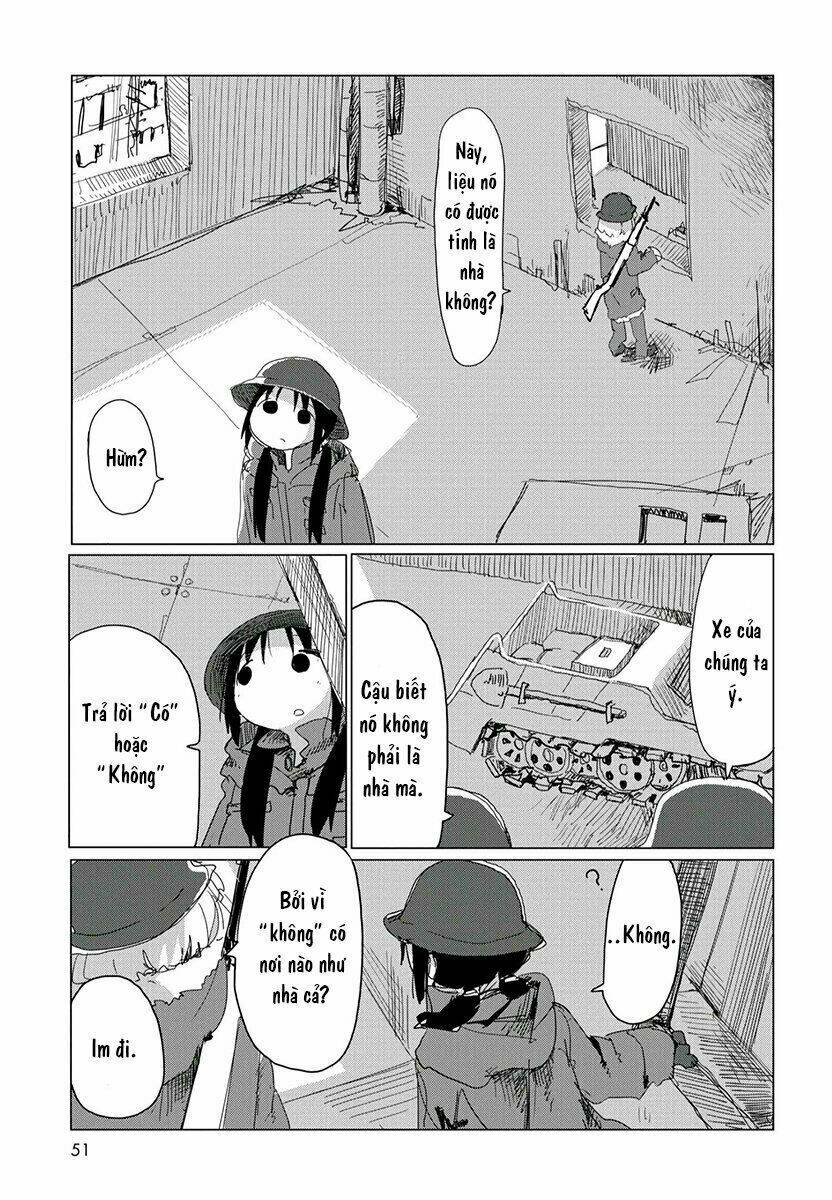 Shoujo shuumatsu ryokou: Chapter 29: ( Chapter 11 Eng ):Nơi cư trú