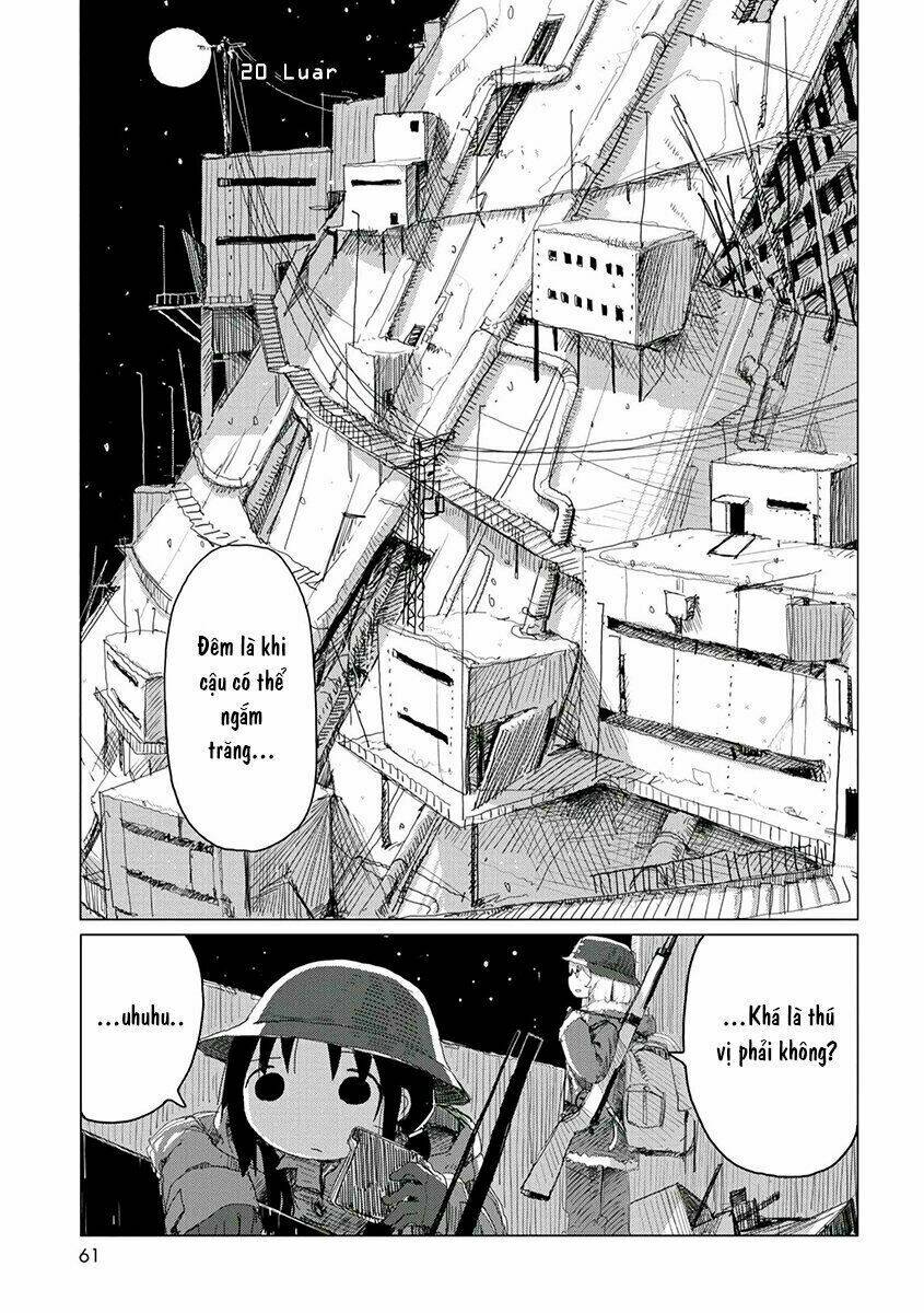 Shoujo shuumatsu ryokou: Chapter 30: (Chap 20 Eng): Ánh trăng