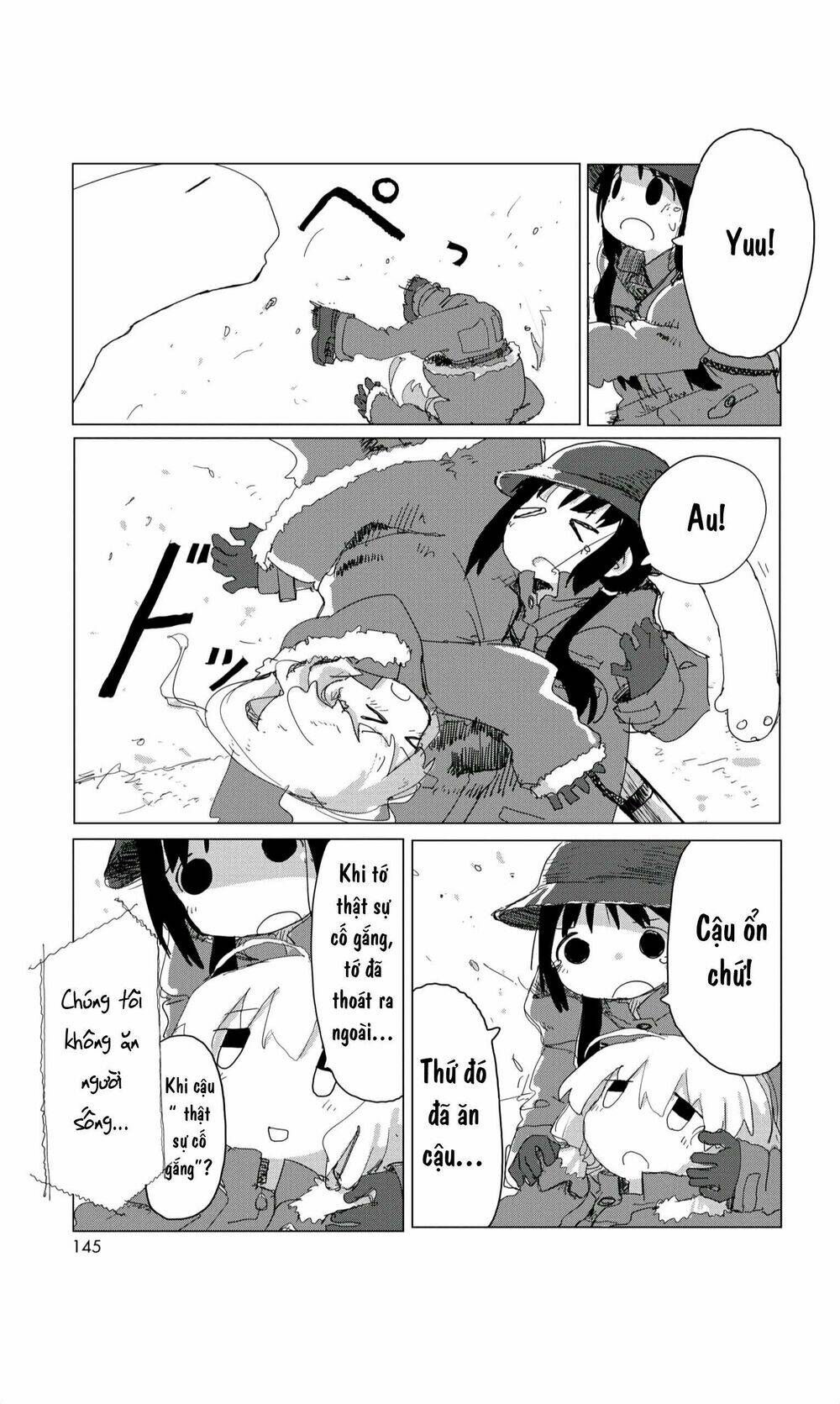 Shoujo shuumatsu ryokou: Chapter 32: Bạn đồng hành