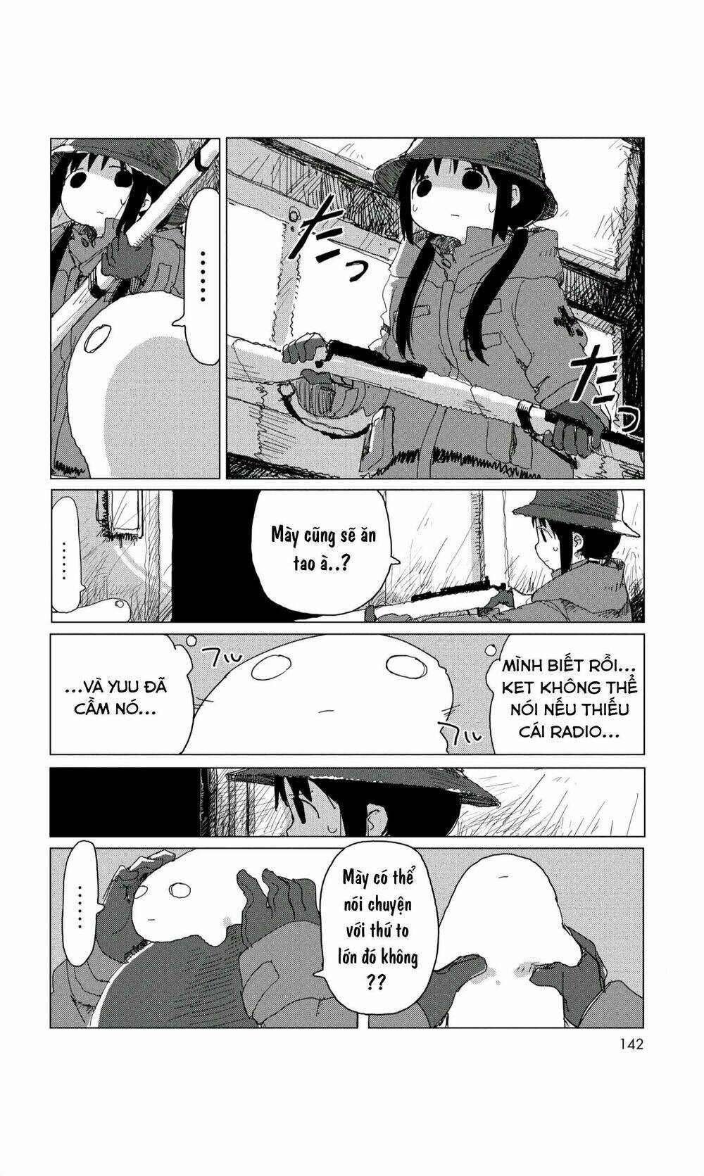 Shoujo shuumatsu ryokou: Chapter 32: Bạn đồng hành