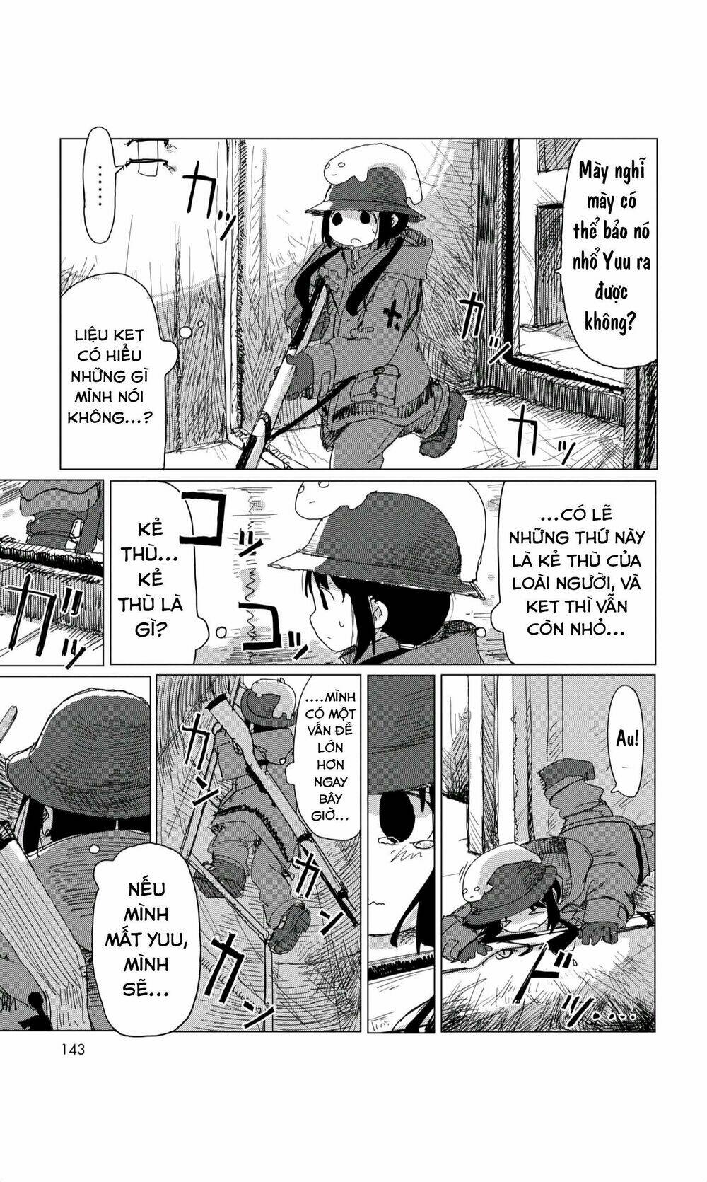 Shoujo shuumatsu ryokou: Chapter 32: Bạn đồng hành
