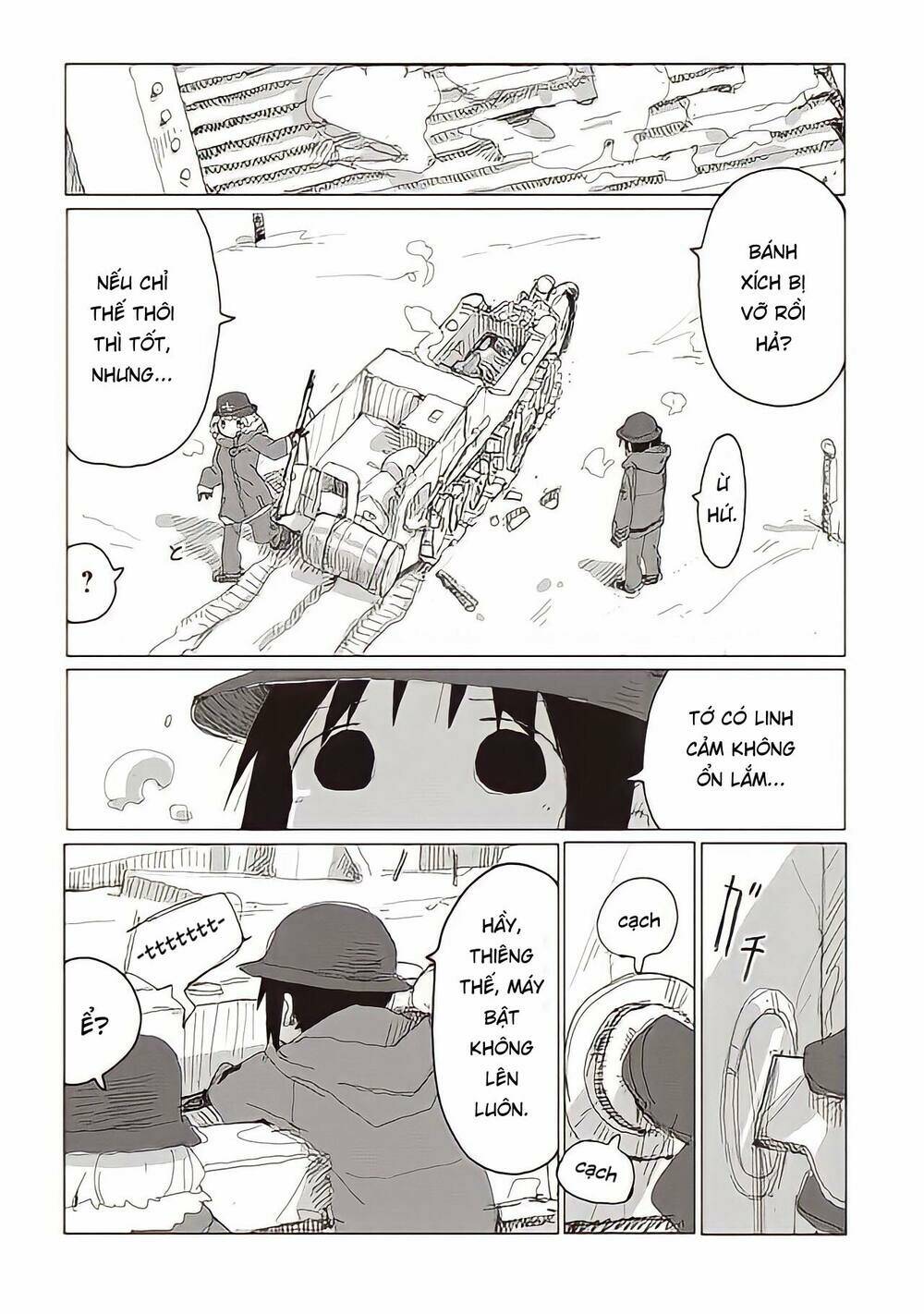 Shoujo shuumatsu ryokou: Chapter 40: .