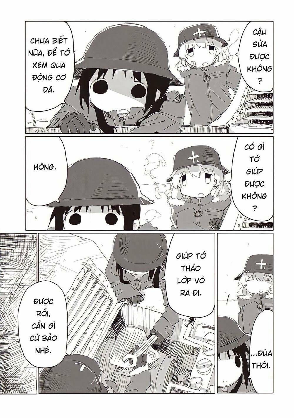 Shoujo shuumatsu ryokou: Chapter 40: .