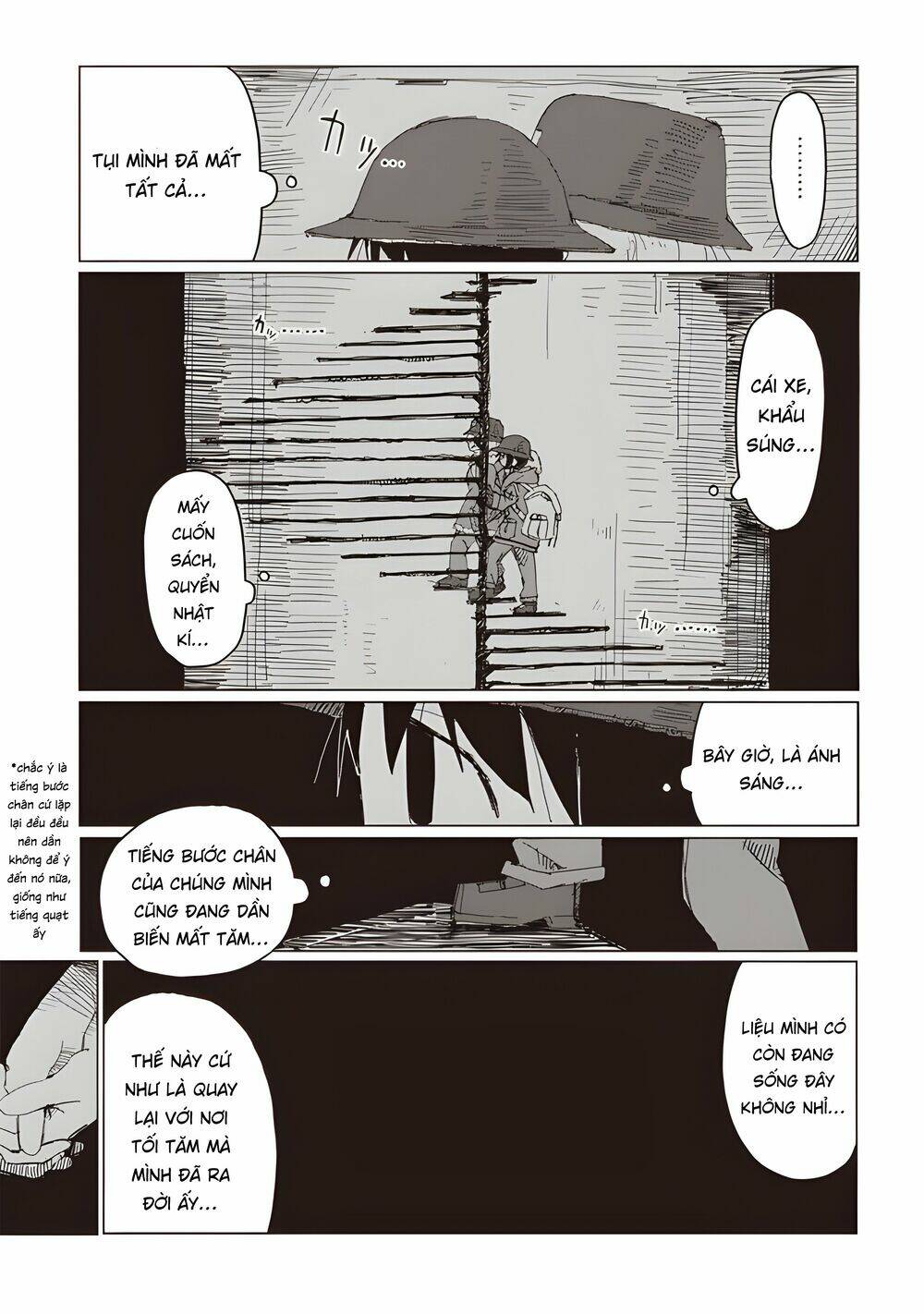 Shoujo shuumatsu ryokou: Chapter 42: Silence