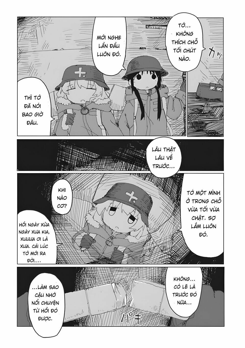 Shoujo shuumatsu ryokou: Chapter 42: Silence