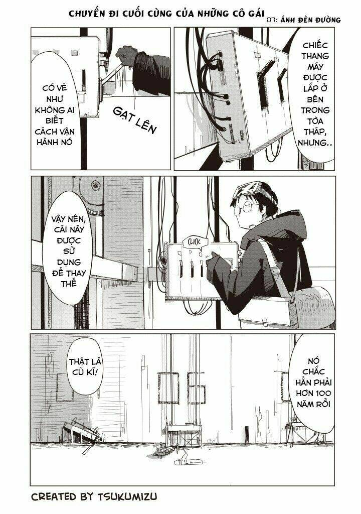 Shoujo shuumatsu ryokou: Chapter 7: Ánh đèn đường