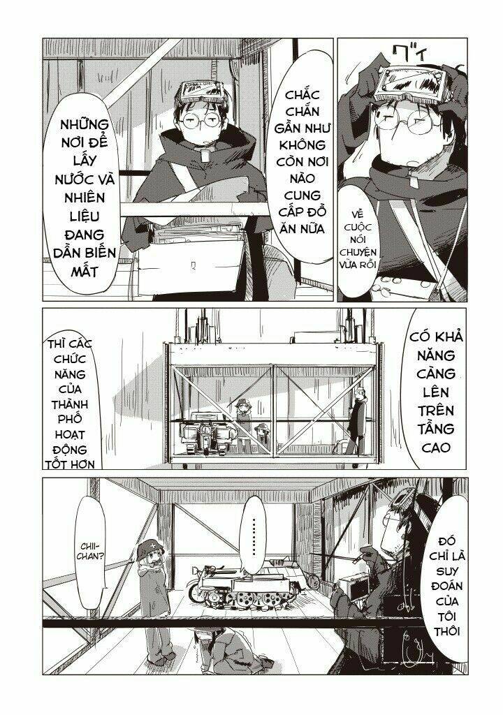 Shoujo shuumatsu ryokou: Chapter 7: Ánh đèn đường