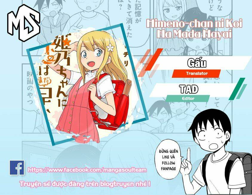 Với Himeno-chan Thì Yêu Vẫn Còn Quá Sớm Đó!: Chapter 24