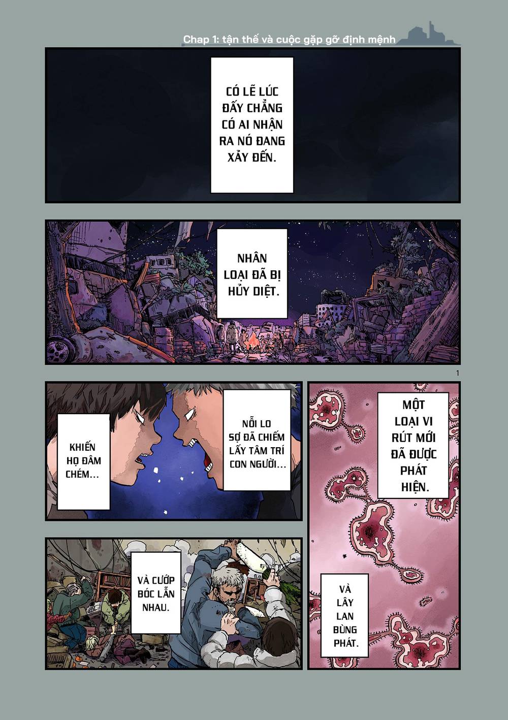 Liệu nhân loại có cần nền văn minh hậu tận thế không?: Chapter 1: Tận thế và cuộc gặp gỡ định mệnh