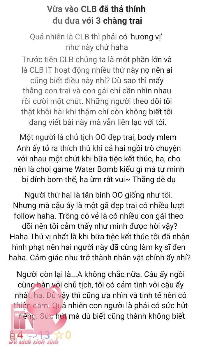 Tình Yêu Cấp 4: Chapter 13