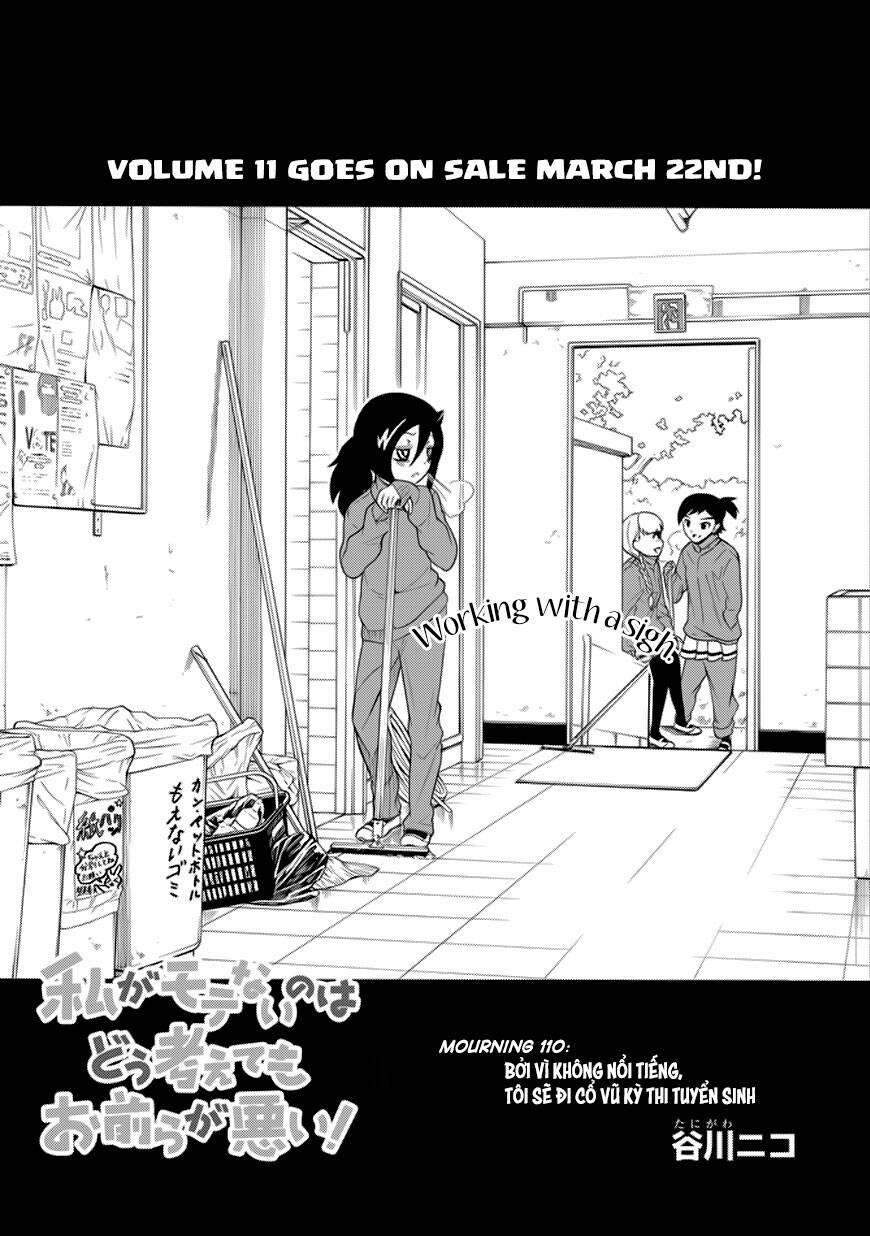 It\’s Not My Fault That I\’m Not Popular!: Chapter 110: Vì tôi không hấp dẫn, Tôi sẽ đi cổ vũ kỳ thi tuyển sinh