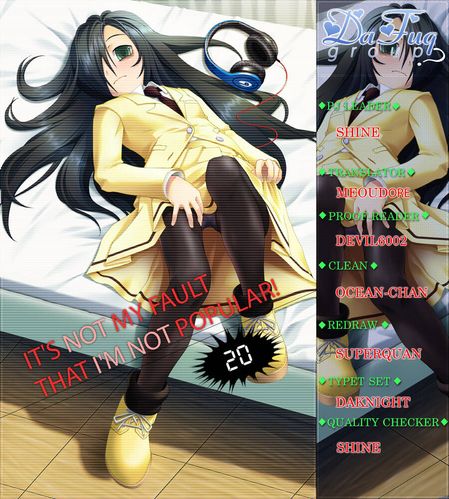 It\’s Not My Fault That I\’m Not Popular!: Chapter 20