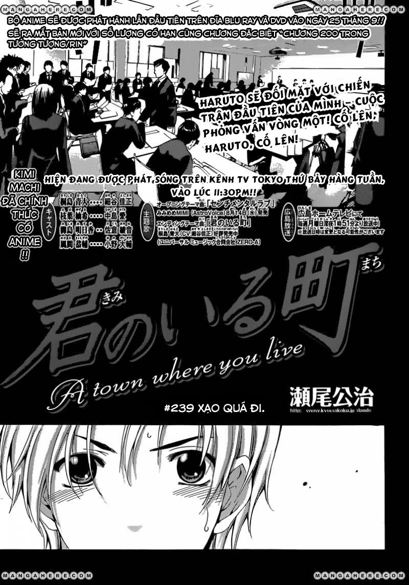 Kimi No Iru Machi: Chương 239