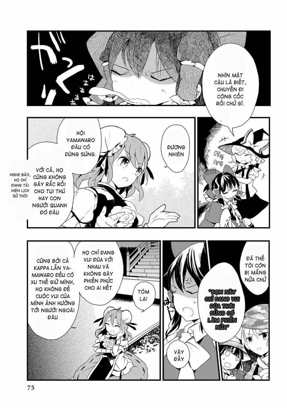 Touhou Ibarakasen - Wild and Horned Hermit: Chapter 13: Những Kappa đã rời bỏ dòng sông