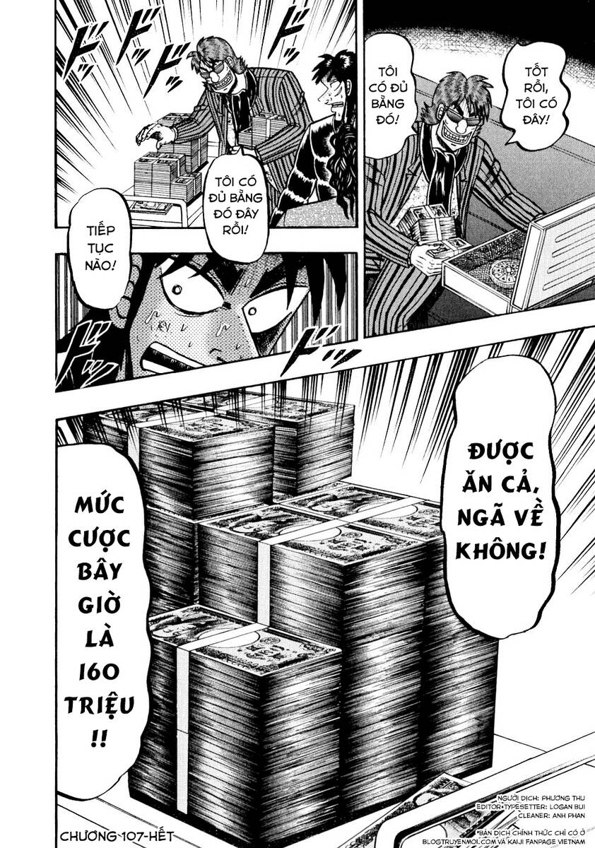 Tobaku Datenroku Kaiji: Chapter 107: Lênh đênh