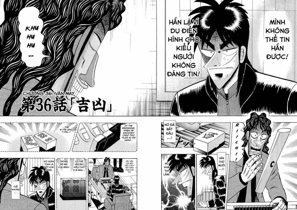 Tobaku Datenroku Kaiji: Chapter 36: Vận may