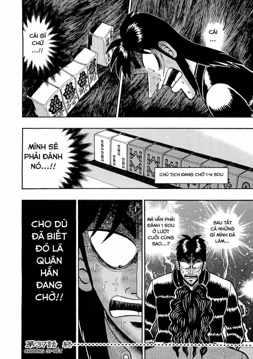Tobaku Datenroku Kaiji: Chapter 37: Trên bờ vực cái chết