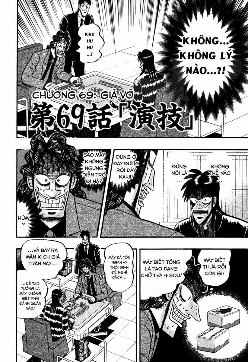 Tobaku Datenroku Kaiji: Chapter 69: Giả vờ