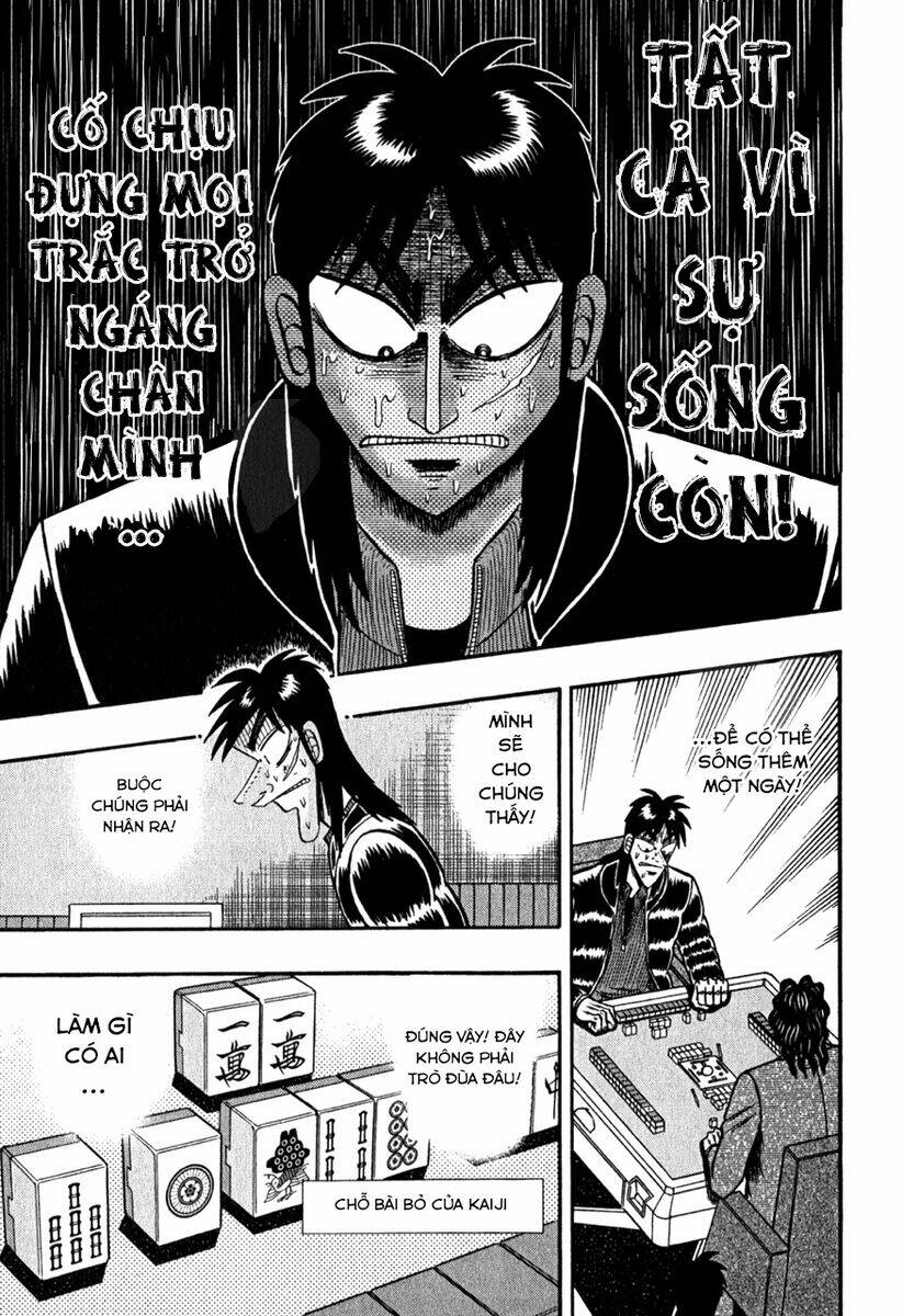 Tobaku Datenroku Kaiji: Chapter 73: Kiên định
