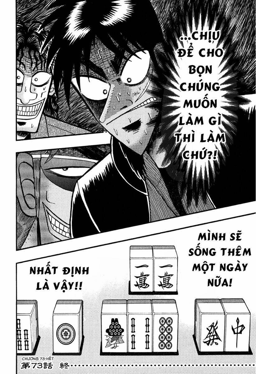 Tobaku Datenroku Kaiji: Chapter 73: Kiên định