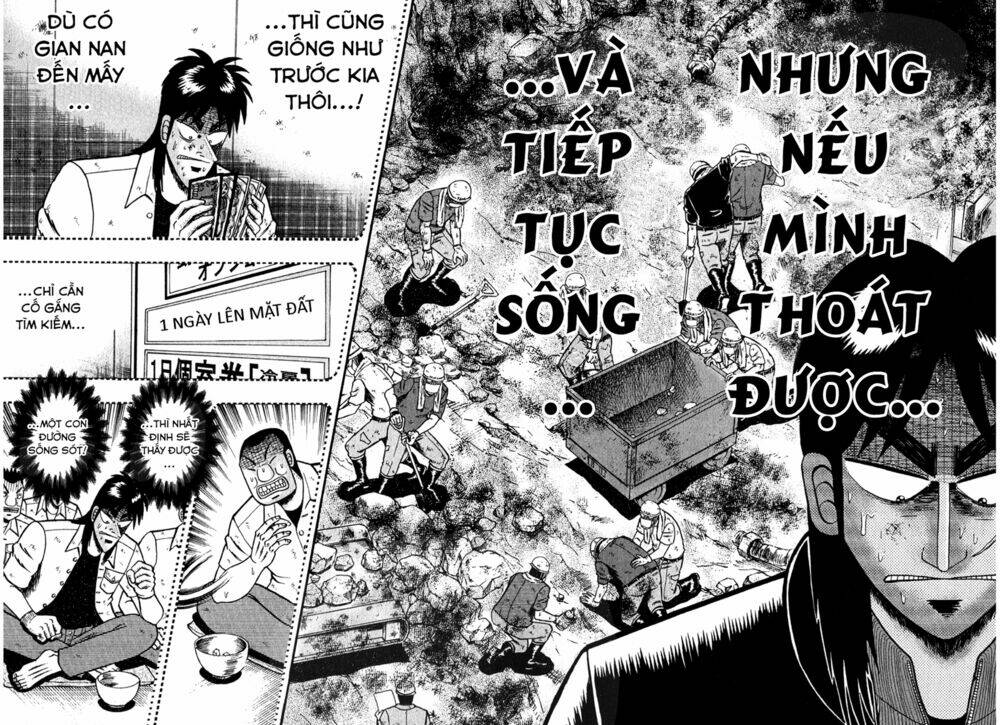 Tobaku Datenroku Kaiji: Chapter 73: Kiên định