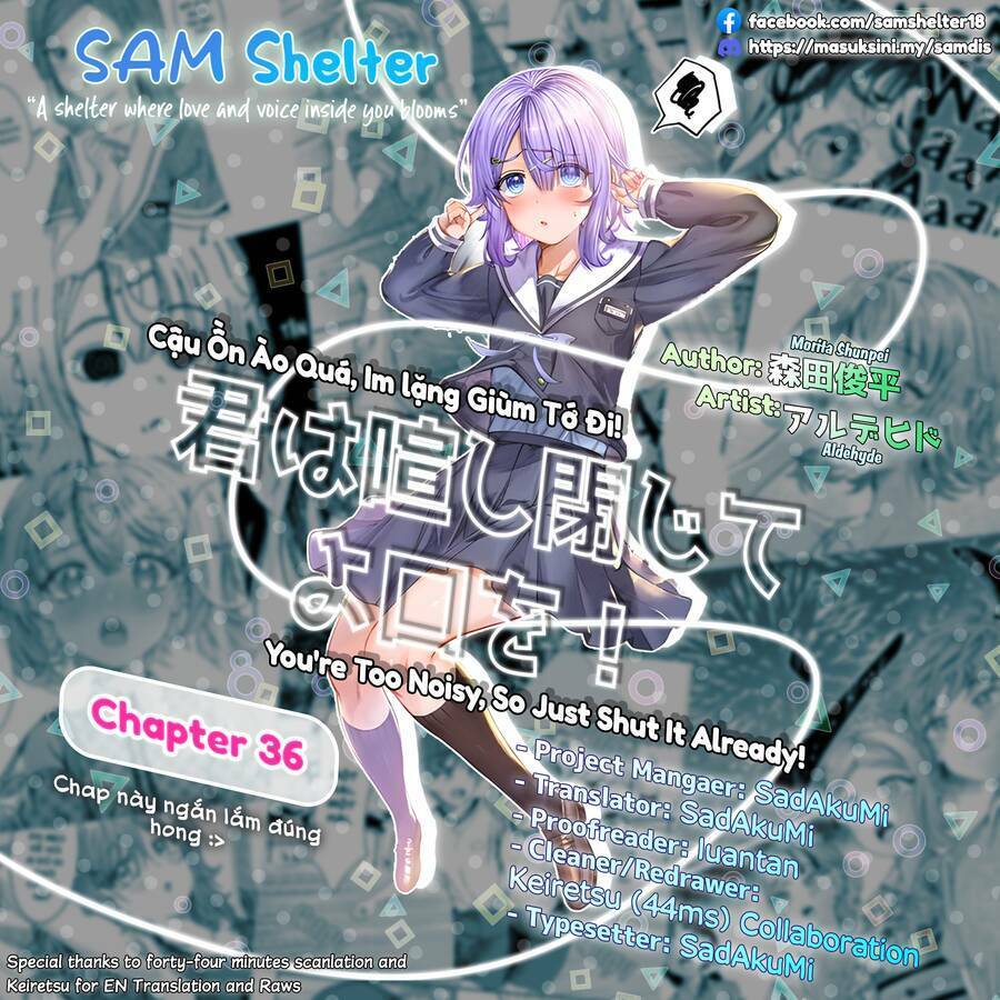 Kimi wa Yakamashi Tojite yo Kuchi wo!: Chapter 71