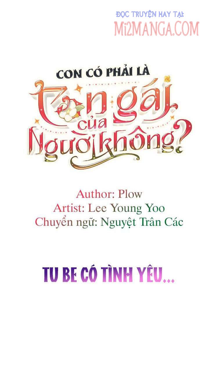 Con Có Phải Là Con Gái Của Người Không?: Chapter 66.5