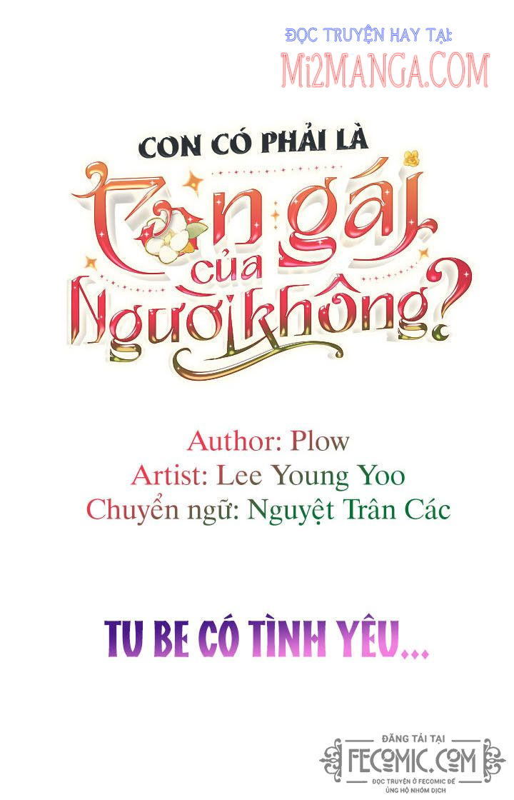 Con Có Phải Là Con Gái Của Người Không?: Chapter 67.5