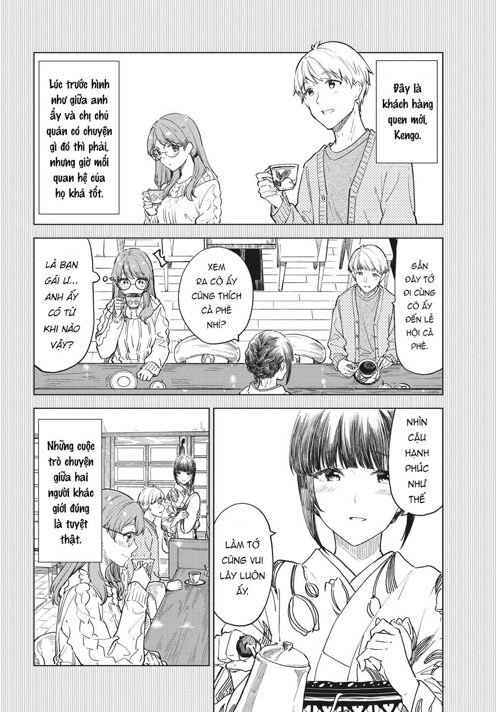 Coffee wo Shizuka ni: Chapter 30