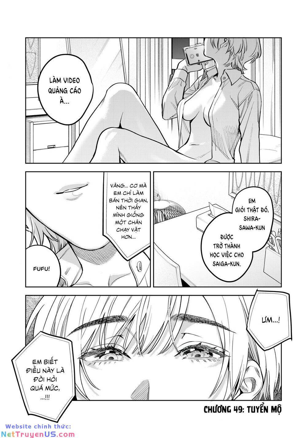 Tôi muốn nhìn thấy dáng vẻ xấu hổ của cậu: Chapter 49.1