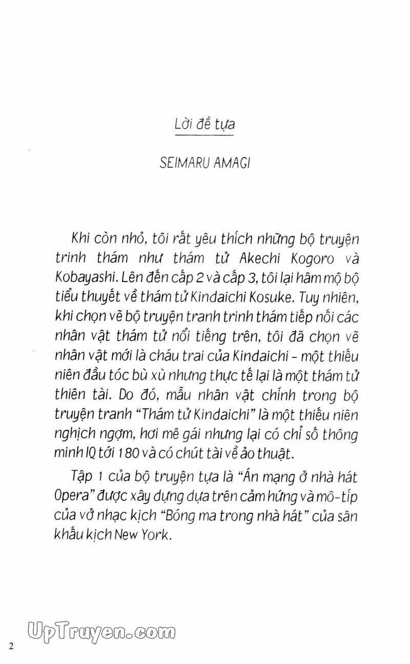 Thám Tử Kindaichi (Bản đẹp): Chapter 1