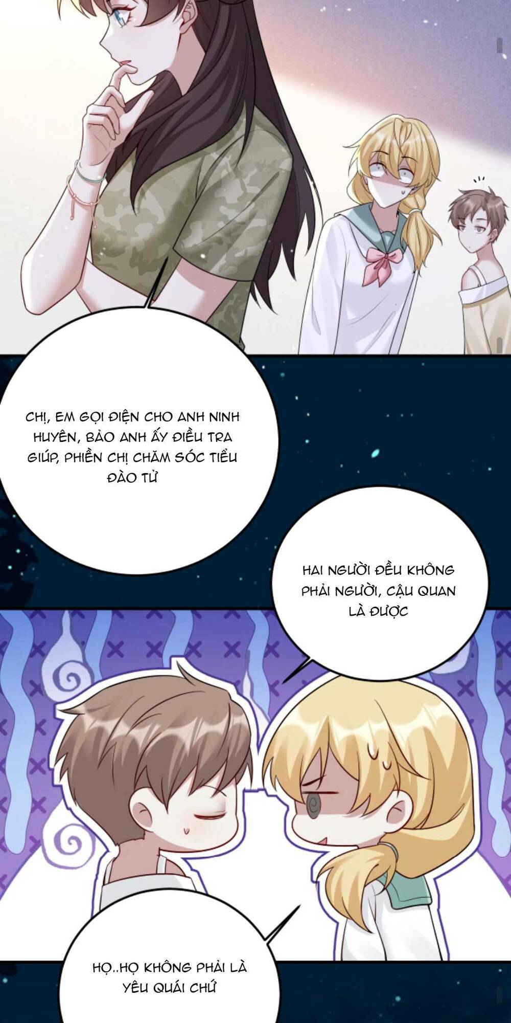 Đứng Yên! Em Gái Chúng Tôi Nói Trên Đầu Bạn Có Quỷ.: Chapter 133